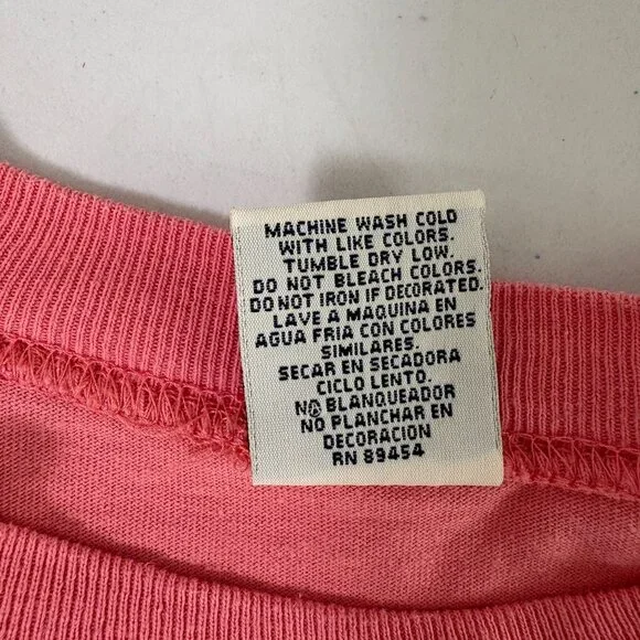 TSC West Heavy Weight T Shirt San Francisco Cable Car Size XL Pink Cotton - Picture 7 of 11